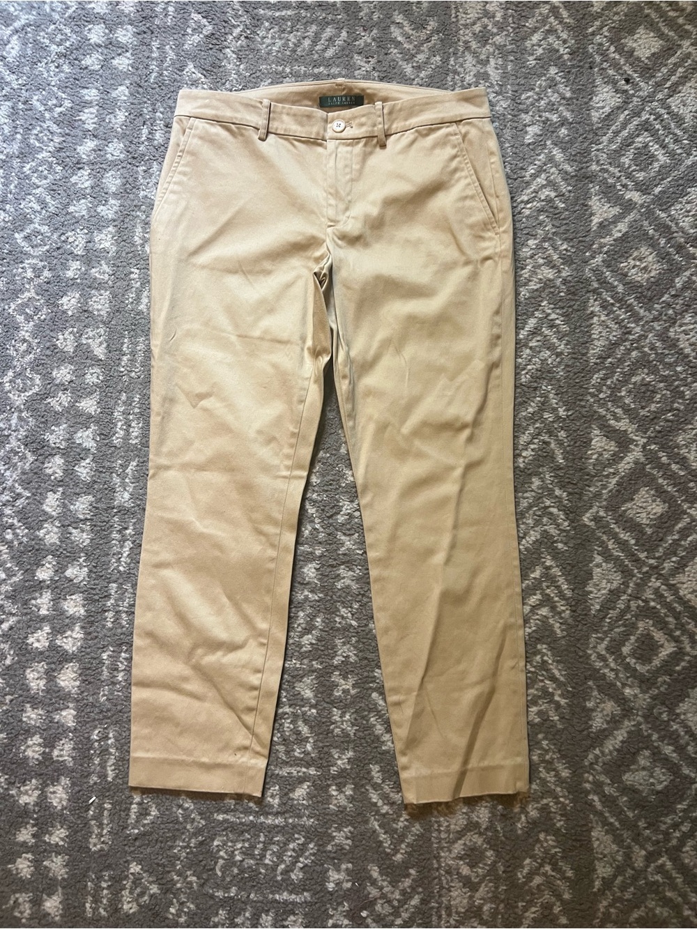 Lauren Ralph Lauren Khaki Tan Chino Pants size 6 (A230)